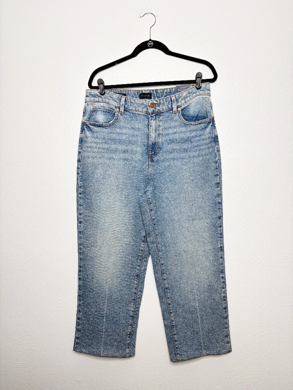 NWOT Talbots High Waist Relaxed Straight Leg Jean Size 12